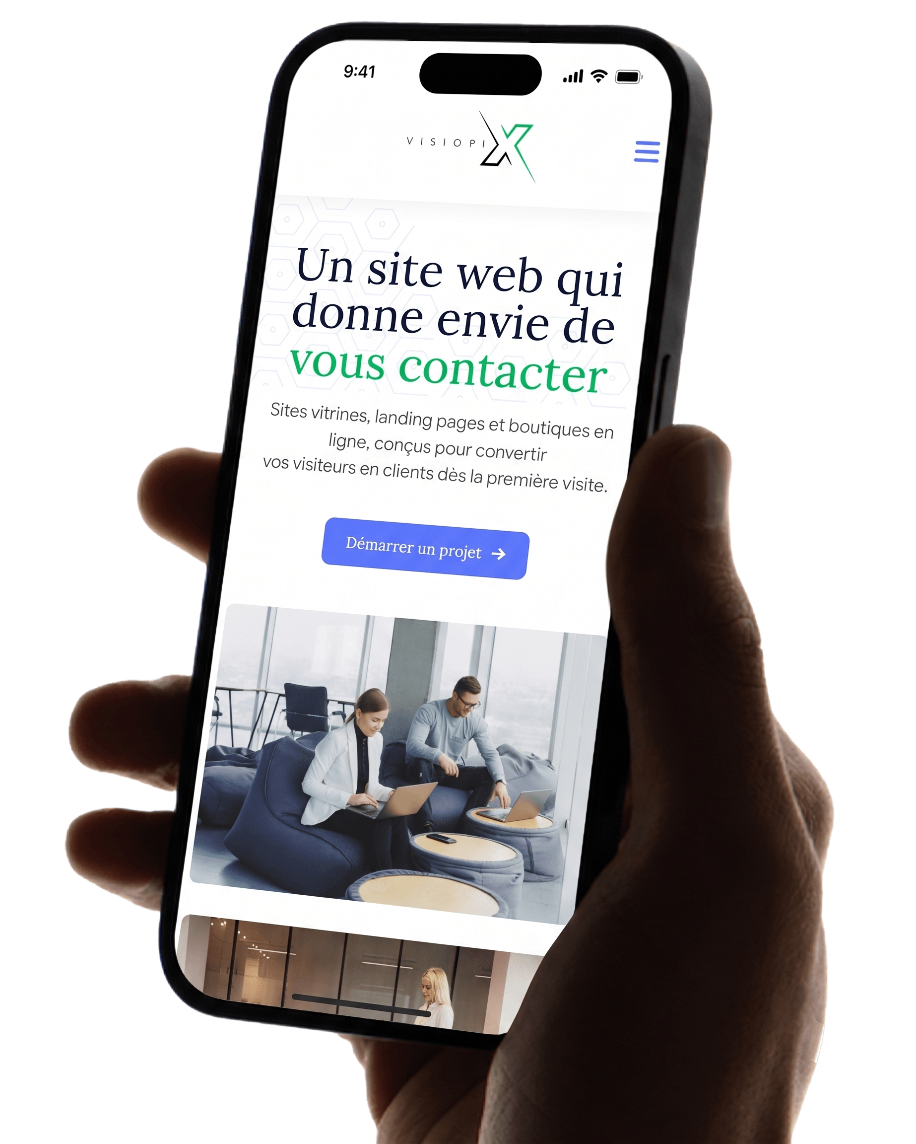 Site responsive Visiopix